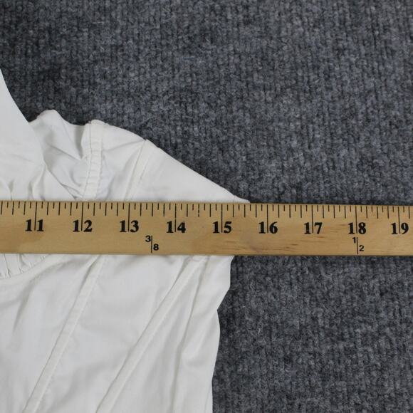 House Of CB Dress Large Clementine Cut Out Asymmetric White Mini Chic Party Sexy - Picture 13 of 14